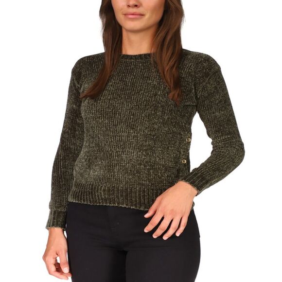 Michael Kors Button-detail Sweater In Ivy XL - Picture 2 of 3